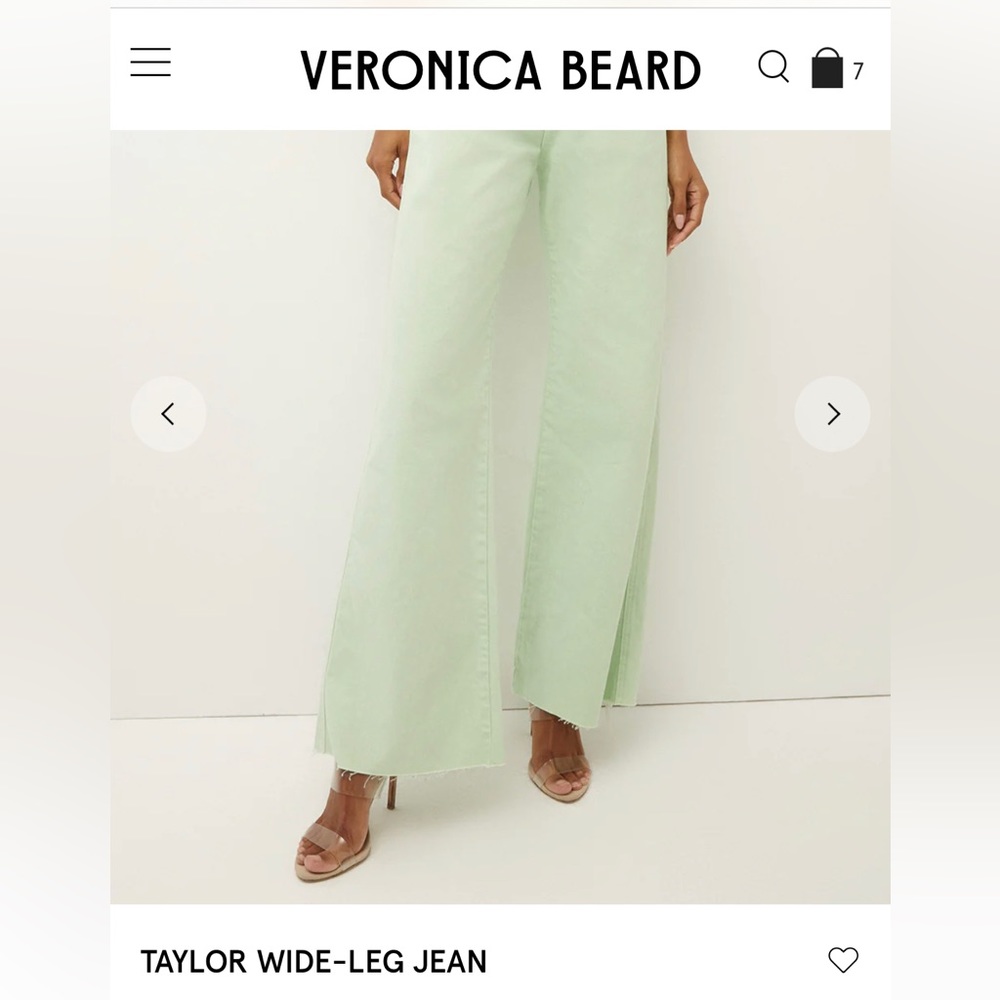 Veronica Beard Taylor Wide Leg size 29